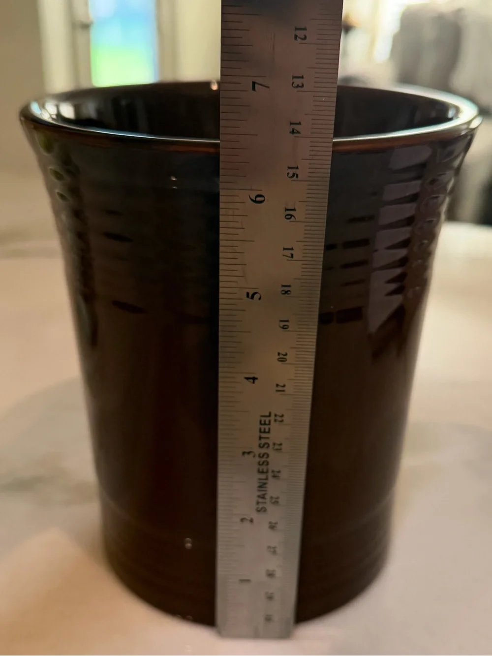 Vintage Fiesta by Homer Laughlin Chocolate Brown Utensil Holder
